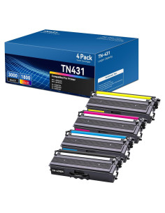 Cartuchos de Tóner Compatibles Brother TN431 - 4 Colores