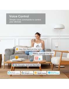 Enchufe Inteligente Onvis Matter 15A Compacto Control Voz 2