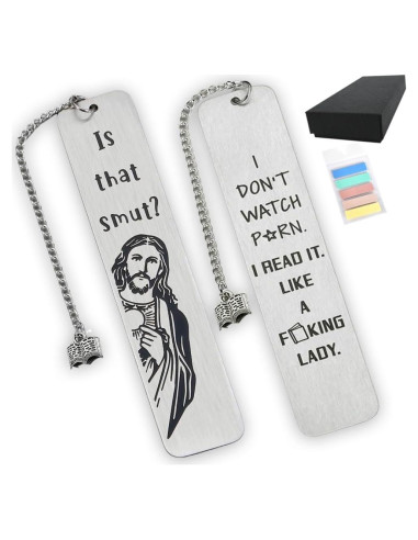 Marcadores de Libros Divertidos Genéricos de Acero Inoxidable