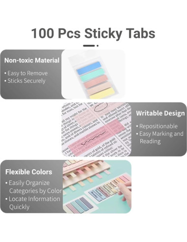 Marcadores de Libros Divertidos Genéricos de Acero Inoxidable