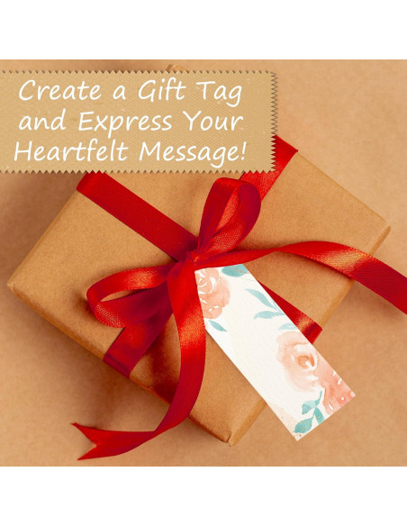 30 Tarjetas de Papel Acuarela 140lb LUFEEMGA 4.8x19.8cm