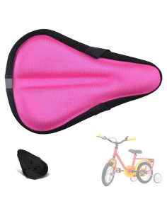 Funda de Cojín de Gel para Asiento de Bicicleta Liyamobu Rosa 22.86x15.24cm