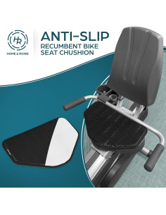 Cojín de Asiento para Bicicleta Reclinada Home & Rowe Gel Antideslizante 2