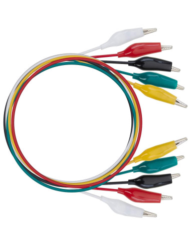 Juego de Cables de Prueba WGGE WG-026 10 Piezas 5 Colores