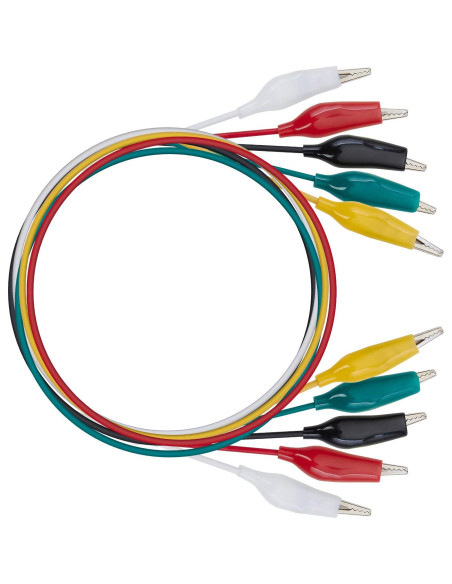 Juego de Cables de Prueba WGGE WG-026 10 Piezas 5 Colores