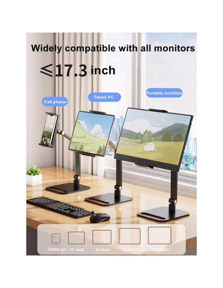 Soporte de Monitor Portátil AiFeelife W430 Ajustable 12-17.3"