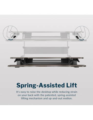 Convertidor de Escritorio de Pie Vari Pro Plus 36 Espresso