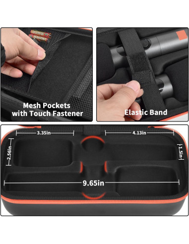 Estuche Inalámbrico para Micrófonos JBL PartyBox - Negro
