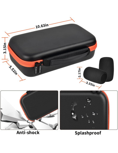 Estuche Inalámbrico para Micrófonos JBL PartyBox - Negro