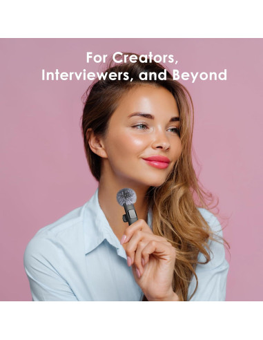 Mini Mic Pro - Micrófono Inalámbrico Lavalier para iPhone y Android