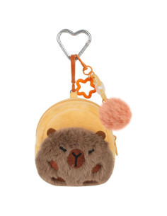 Llavero Capibara Kawaii Kcizloz - Monedero y Funda Auriculares