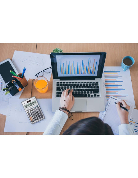 Calculadora Casio JF-100BM Multicolor 10 Dígitos Solar