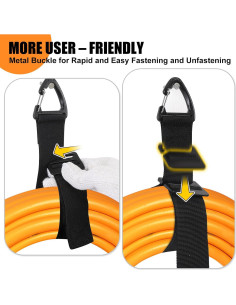 Organizador de Cables de Extensión Ozozo - 4 Paquete 50.8 cm 2