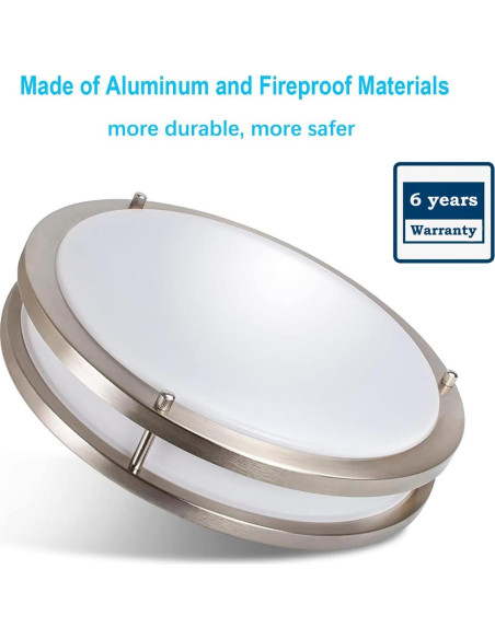 Luz de Techo LED Drosbey 36W 5000K Regulable 4000 Lúmenes Luz de Techo LED Drosbey 36W 5000K Regulable 4000 Lúmenes