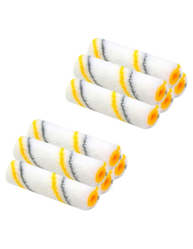 Mini Rodillos de Pintura KingOrigin 4" Sin Pelusa - Paquete de 10