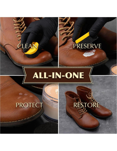 Crema para Brillar Zapatos Salty Fish 90.7g - Restaurador y Protector