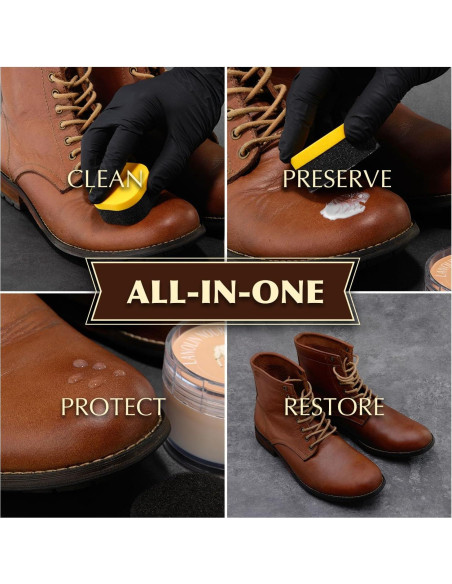 Crema para Brillar Zapatos Salty Fish 90.7g - Restaurador y Protector