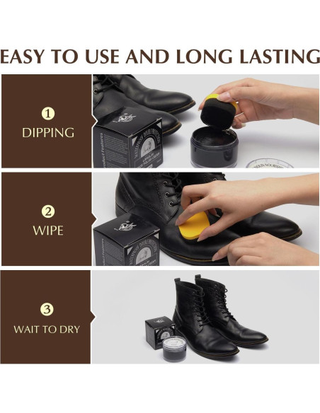 Crema para Brillar Zapatos Salty Fish 90.7g - Restaurador y Protector