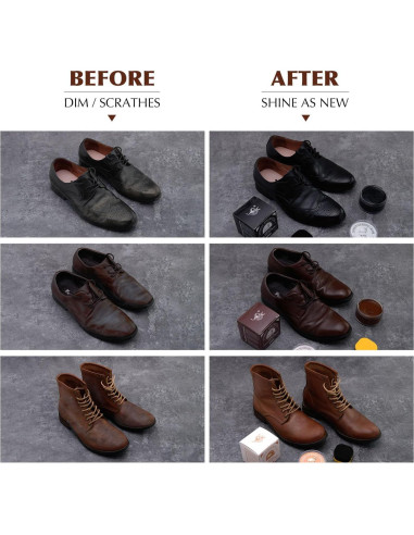 Crema para Brillar Zapatos Salty Fish 90.7g - Restaurador y Protector