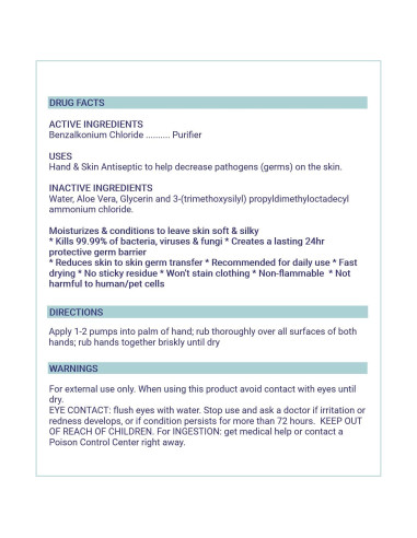 Desinfectante de Manos Espumoso Everest 24 Horas Sin Fragancia