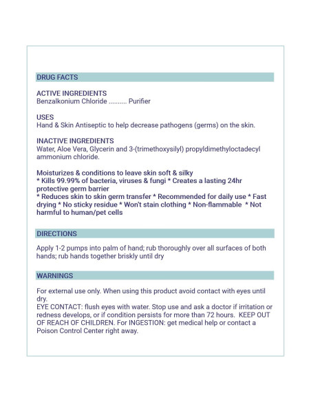 Desinfectante de Manos Espumoso Everest 24 Horas Sin Fragancia