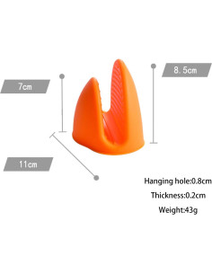 Guantes de Horno de Silicona NEPAK - 4 Pares Resistentes al Calor 2