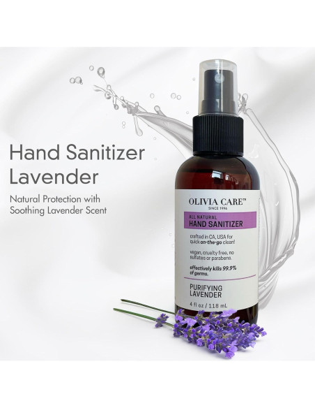 Desinfectante de Manos Olivia Care 118 ML con Aceites Esenciales