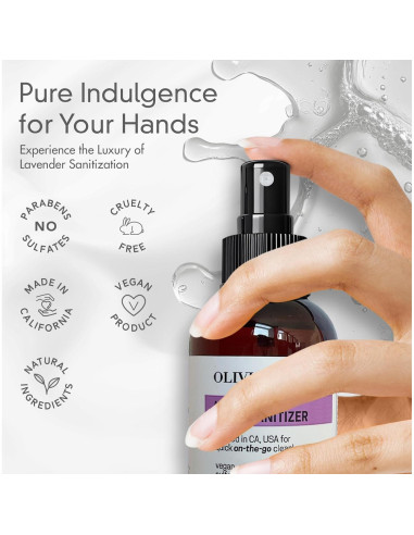 Desinfectante de Manos Olivia Care 118 ML con Aceites Esenciales