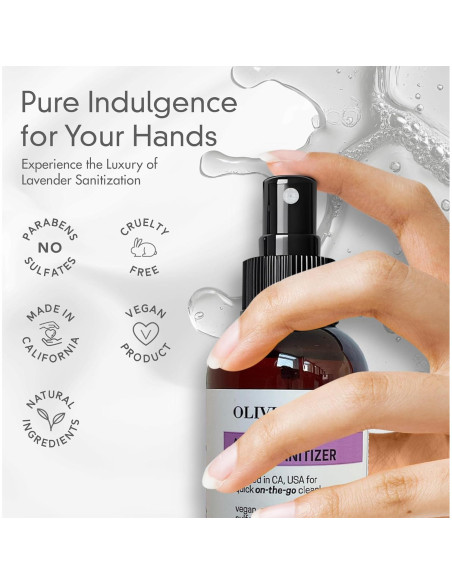 Desinfectante de Manos Olivia Care 118 ML con Aceites Esenciales