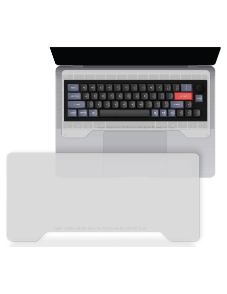 Elevador de Teclado Kado Acrílico Esmerilado 3mm para MacBook