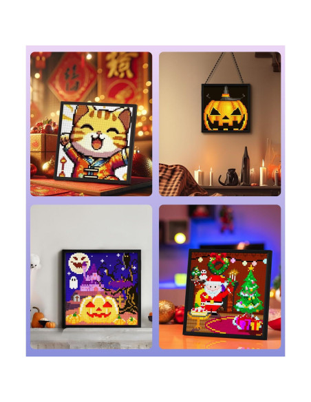 Divoom Pixoo-64 Marco Digital LED 64x64 WiFi Negro