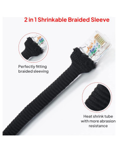 Manga de Tela Retráctil Trenzada 2 en 1 Sonoreboom 12mm 4.27m 2