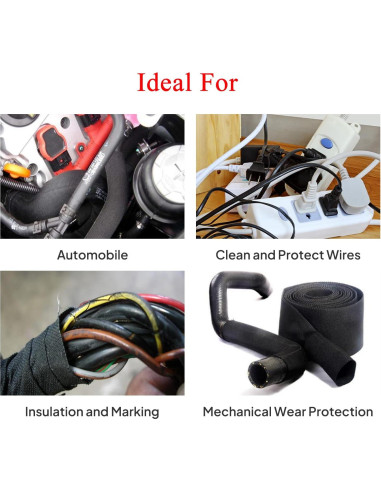 Manga de Tela Retráctil Trenzada 2 en 1 Sonoreboom 12mm 4.27m