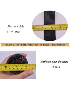 Manga de Cable Negra PET 35mm x 30.48m Wang-Data 2