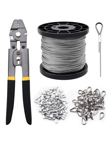 Kit de herramientas para engastar cables de acero FGBNM 100m