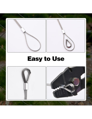 Kit de herramientas para engastar cables de acero FGBNM 100m