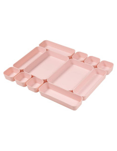 Set de 12 Organizadores de Cajón Rosa Backerysupply 26.7x18.5cm