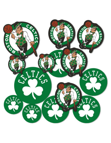 Calcomanías NBA Boston Celtics Desert Cactus Vinilo 27.94x21.59cm