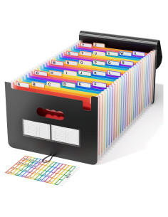 Organizador de Archivos Acordeón ABC vida 26 Bolsillos A4