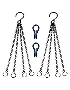 Ganchos de Metal Uarepretty 66cm 40.8kg para Jardín y Cocina