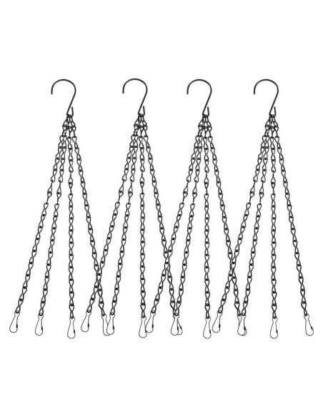 Cadena Colgante EMPHY 61 cm con 4 Ganchos para Macetas