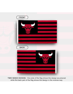 Bandera Chicago Bulls Desert Cactus 91x152 cm Poliester 2