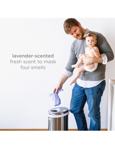 Bolsas Desechables Ubbi para Pañales 200 Unidades Lavanda