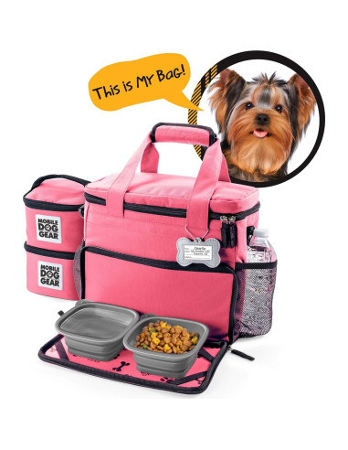 Bolsa de Viaje para Perros Pequeños Mobile Dog Gear Rosa