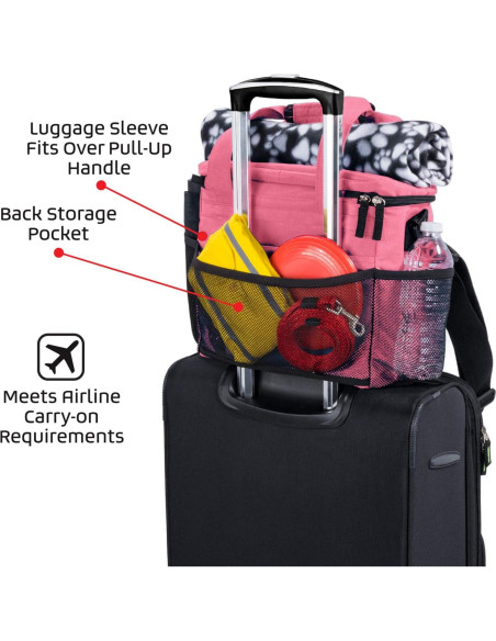 Bolsa de Viaje para Perros Pequeños Mobile Dog Gear Rosa