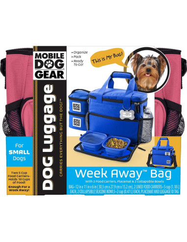 Bolsa de Viaje para Perros Pequeños Mobile Dog Gear Rosa
