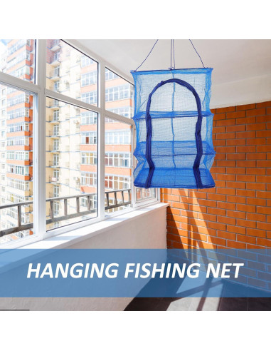 Red de Secado de Alimentos Plegable 4 Capas BESPORTBLE 66x35cm