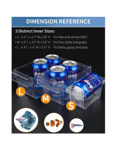 Caja de Cría Mediana Pawfly para Peces Bebé y Camarones 2