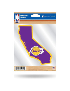 Calcomanía Los Angeles Lakers Rico Industries 12.7x17.8cm