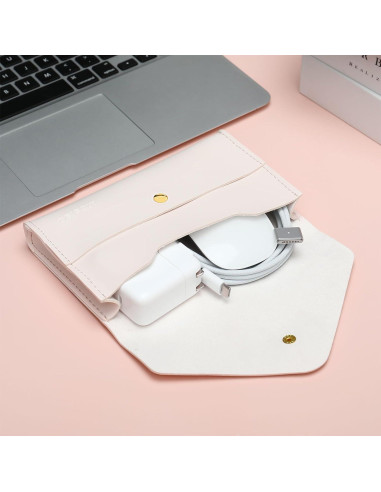 Funda para Laptop MOSISO Beige 13-14" con Alfombrilla y Organizador